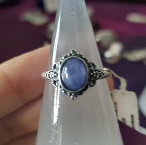 Tanzanite S295 Adjustable Ring Sterling Sliver